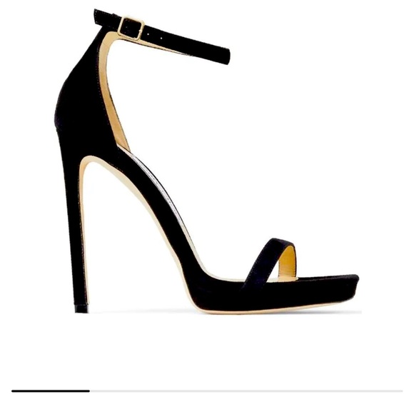 Jimmy Choo London Alva (Black) 120mm stilletos size 37, suede - Picture 1 of 7